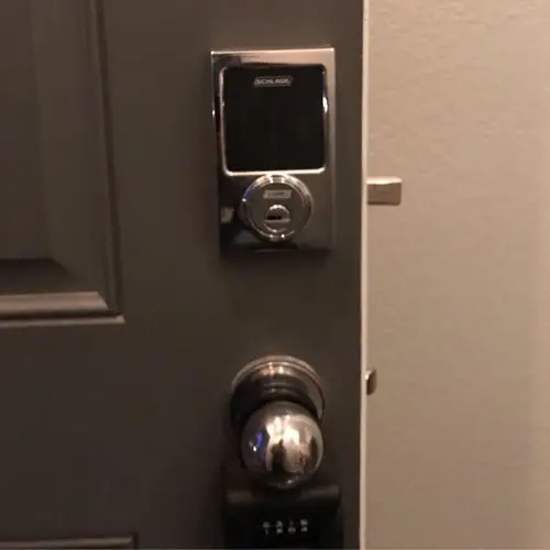 Schlage keypad with high security keys